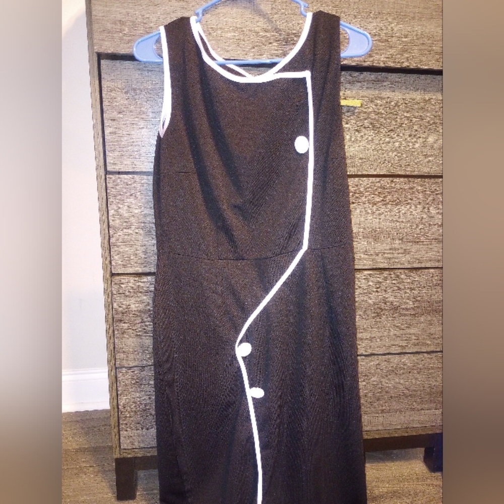 Bettie Page by Tatyana Black Midi Dress XXL